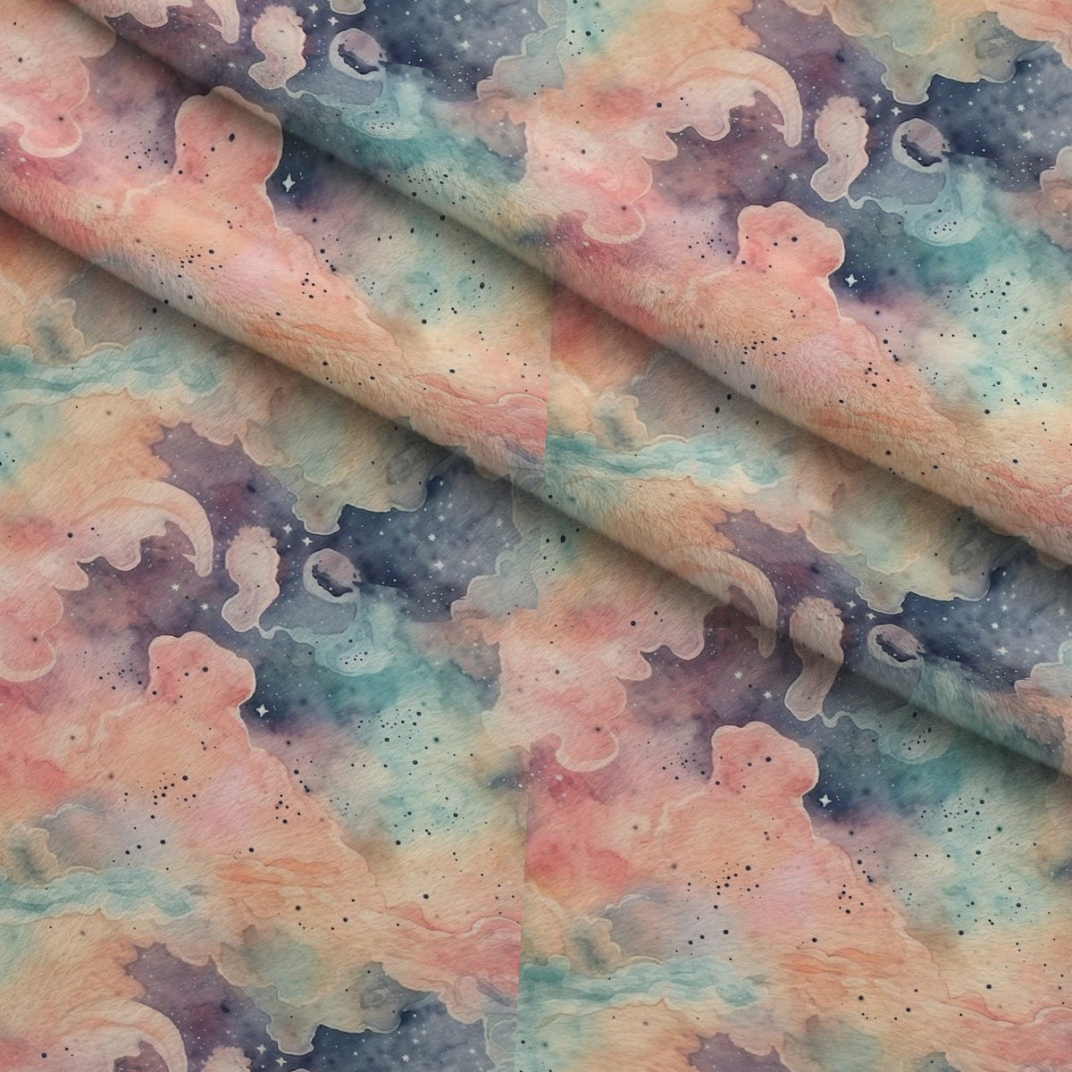 Dreamy Cosmos Pattern 2 Minky Fabric
