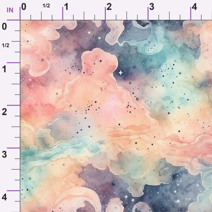 Dreamy Cosmos Pattern 2 Minky Fabric