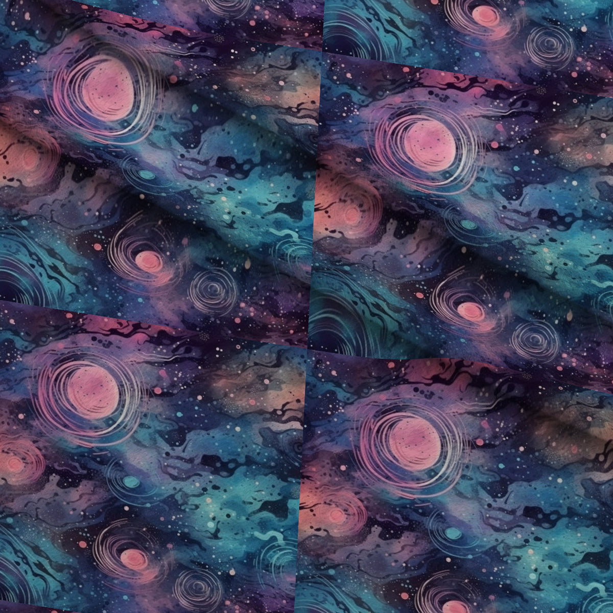 Dreamy Cosmos Pattern 4 Minky Fabric