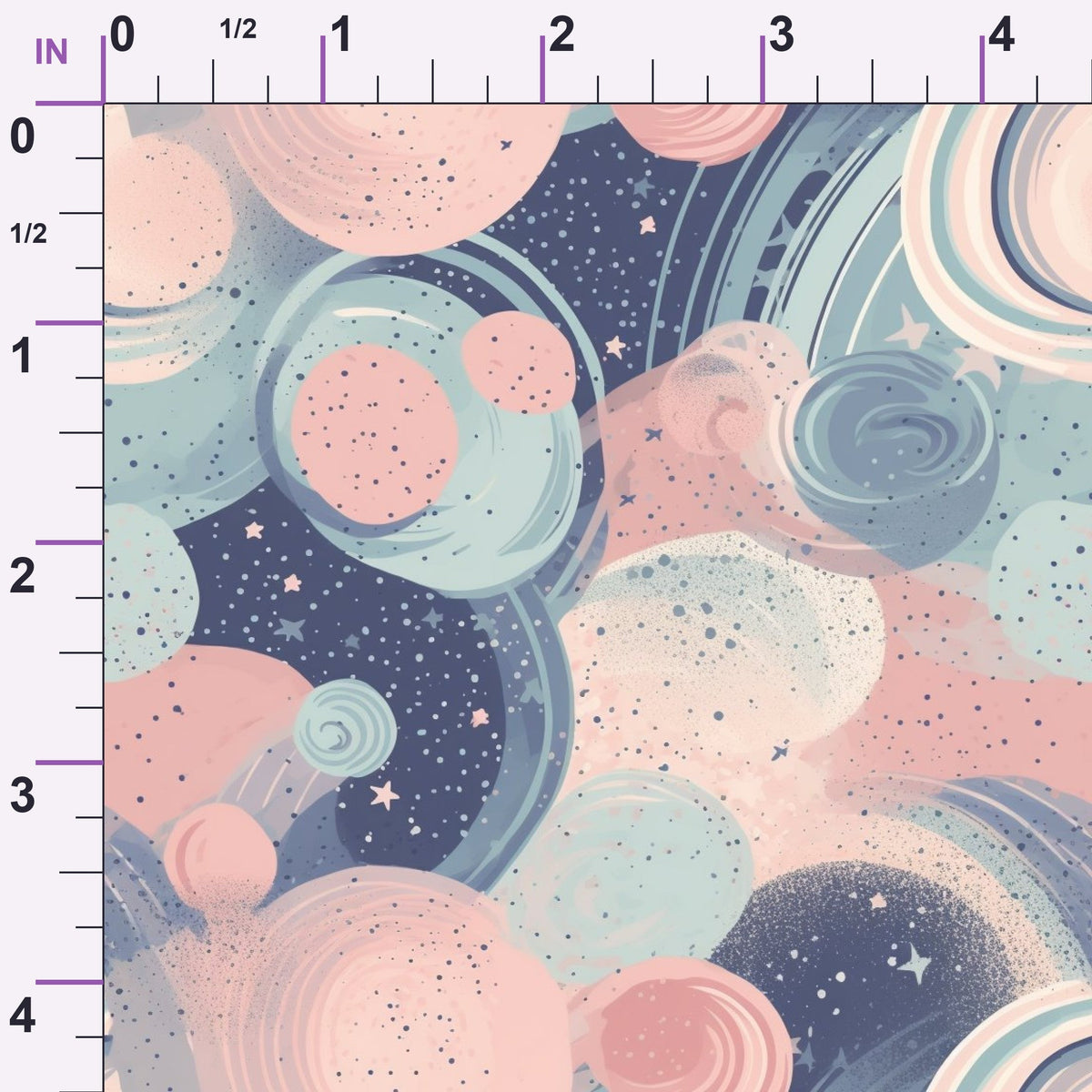 Dreamy Cosmos Pattern 5 Minky Fabric