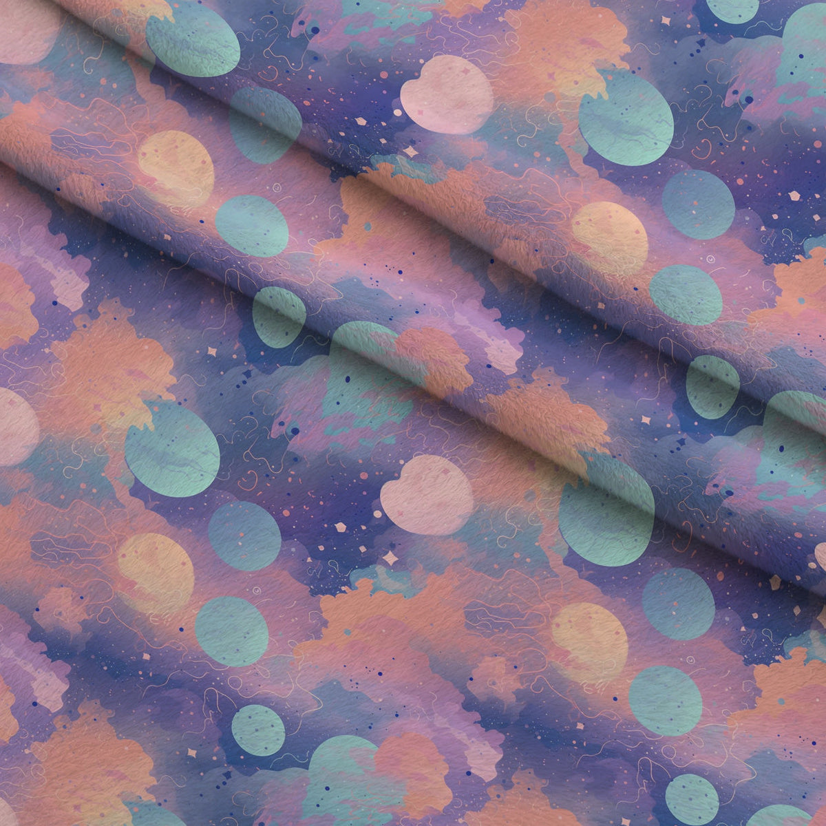 Dreamy Cosmos Pattern 6 Minky Fabric