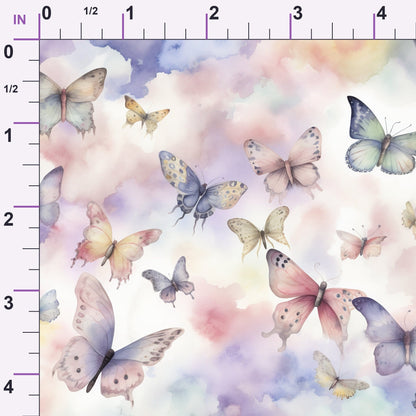Dreamy Wings Pattern 2 Minky Fabric