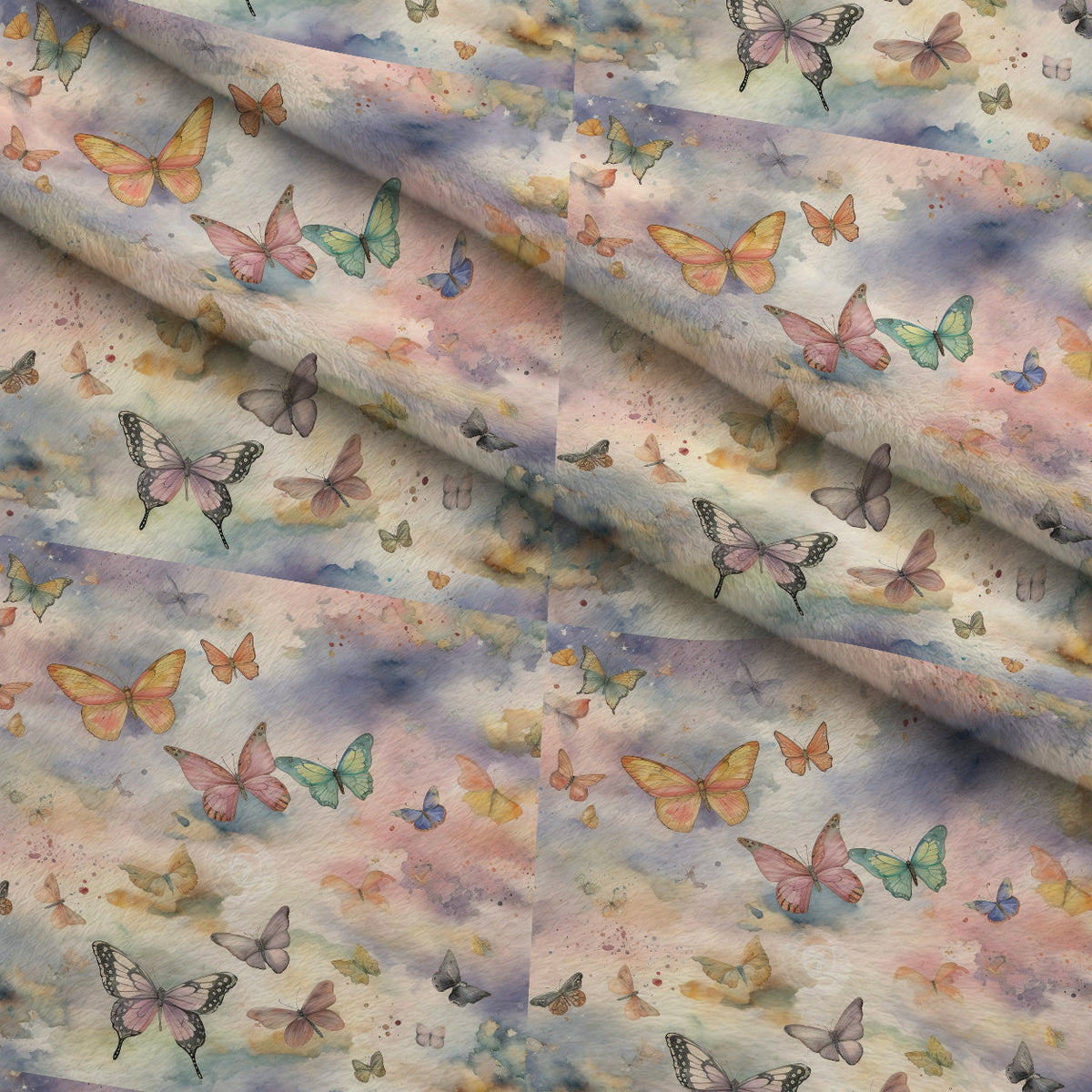 Dreamy Wings Pattern 3 Minky Fabric
