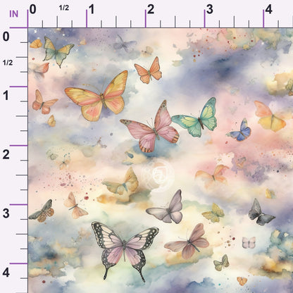 Dreamy Wings Pattern 3 Minky Fabric