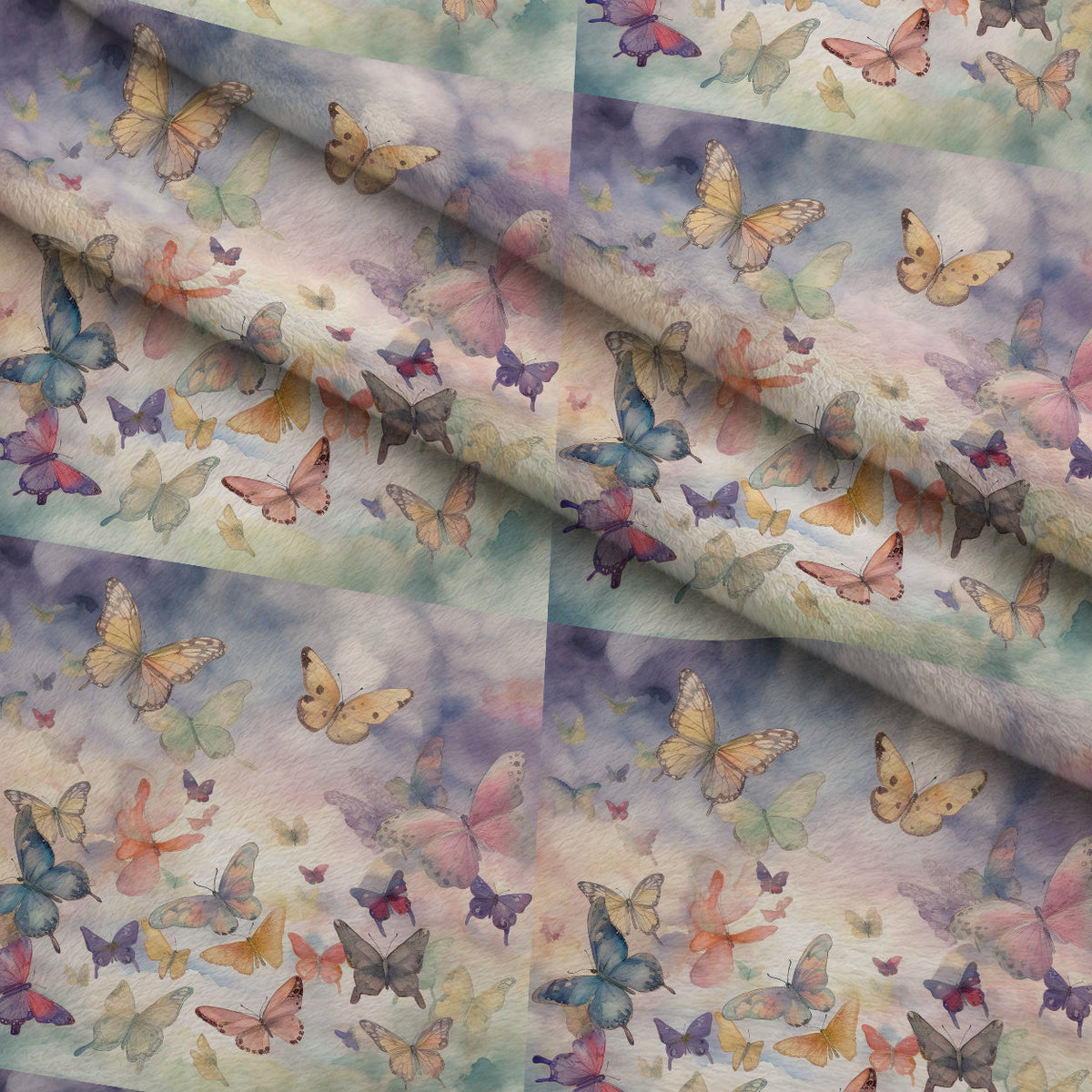 Dreamy Wings Pattern 4 Minky Fabric