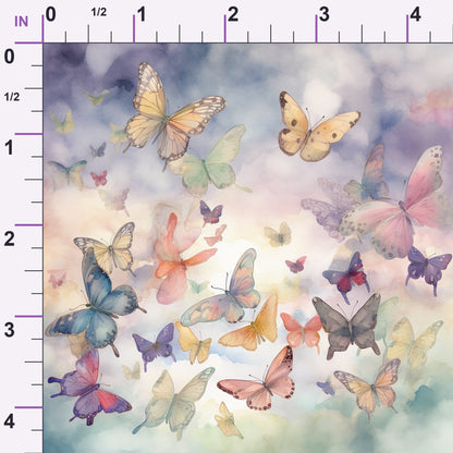 Dreamy Wings Pattern 4 Minky Fabric