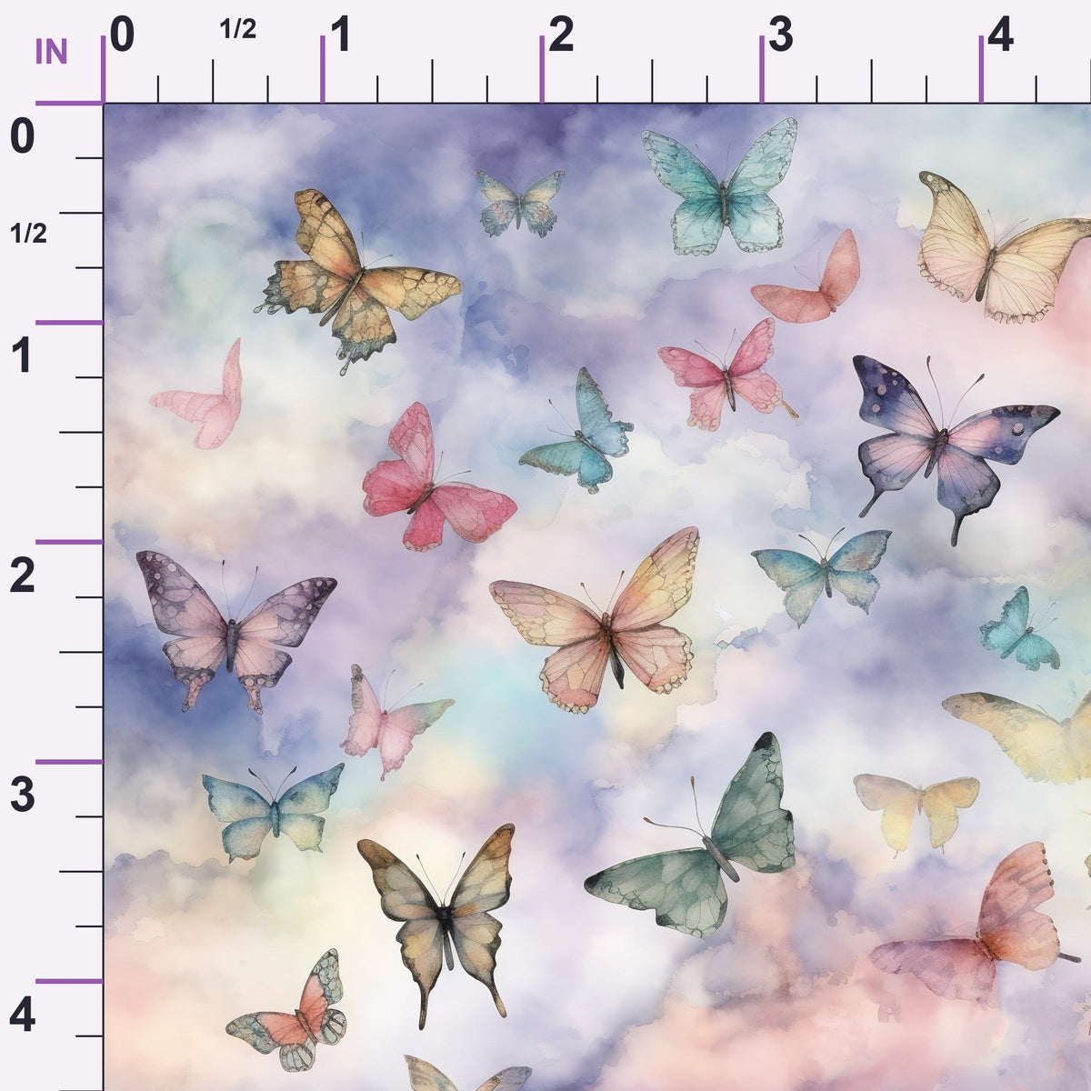 Dreamy Wings Pattern 6 Minky Fabric