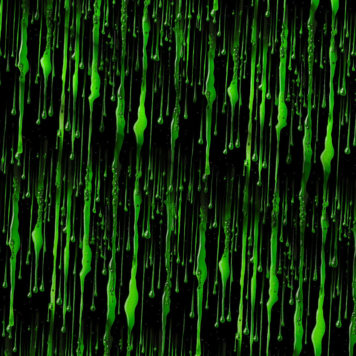 Dripping Green Liquid Pattern 1 Minky Fabric