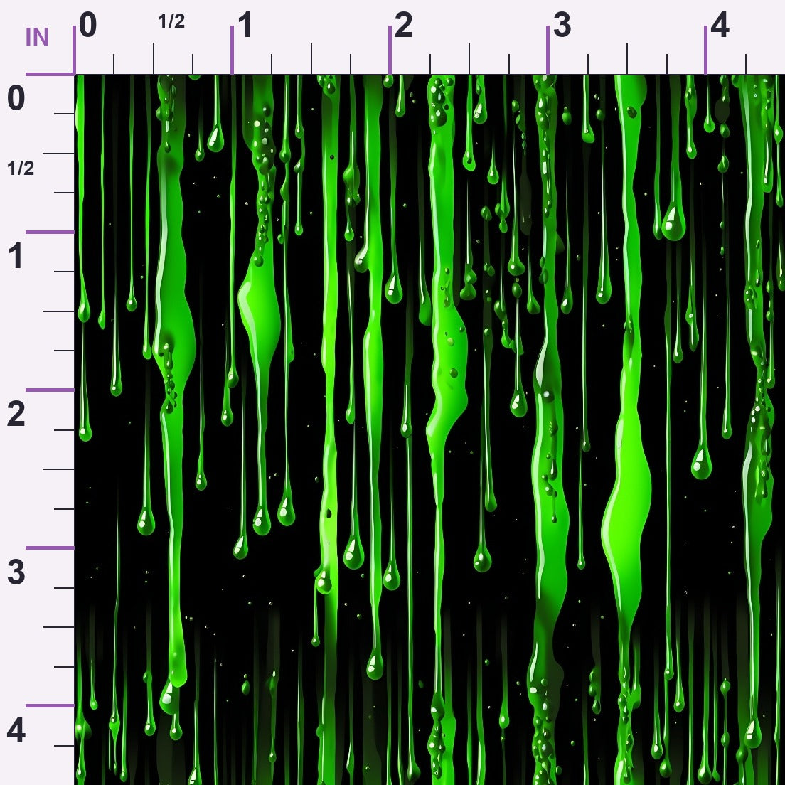 Dripping Green Liquid Pattern 1 Minky Fabric