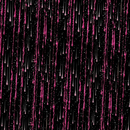 Dripping Pink Liquid Pattern 2 Minky Fabric
