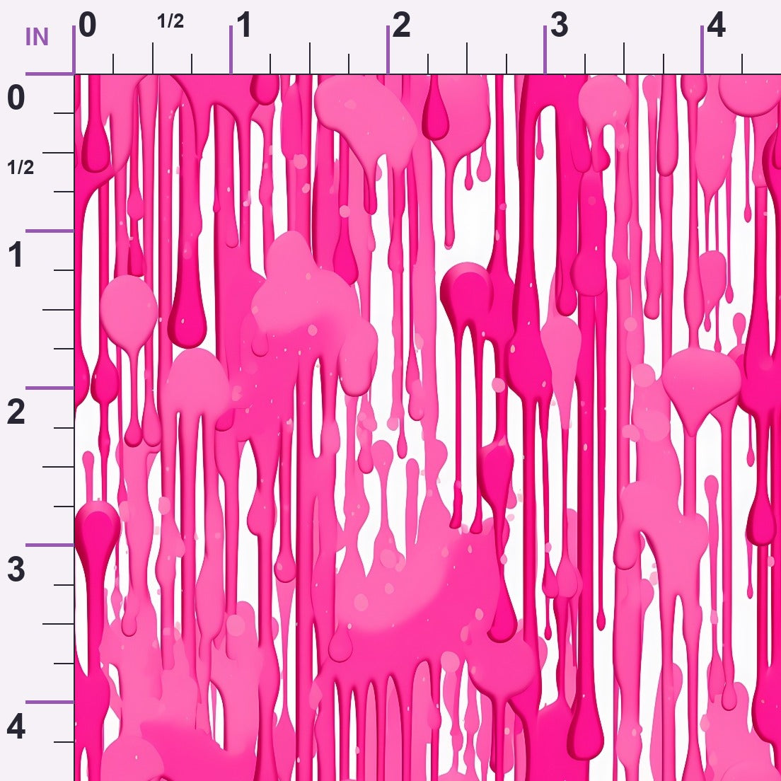 Dripping Pink Liquid Pattern 3 Minky Fabric