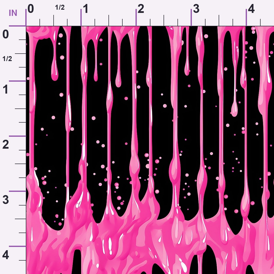 Dripping Pink Liquid Pattern 4 Minky Fabric