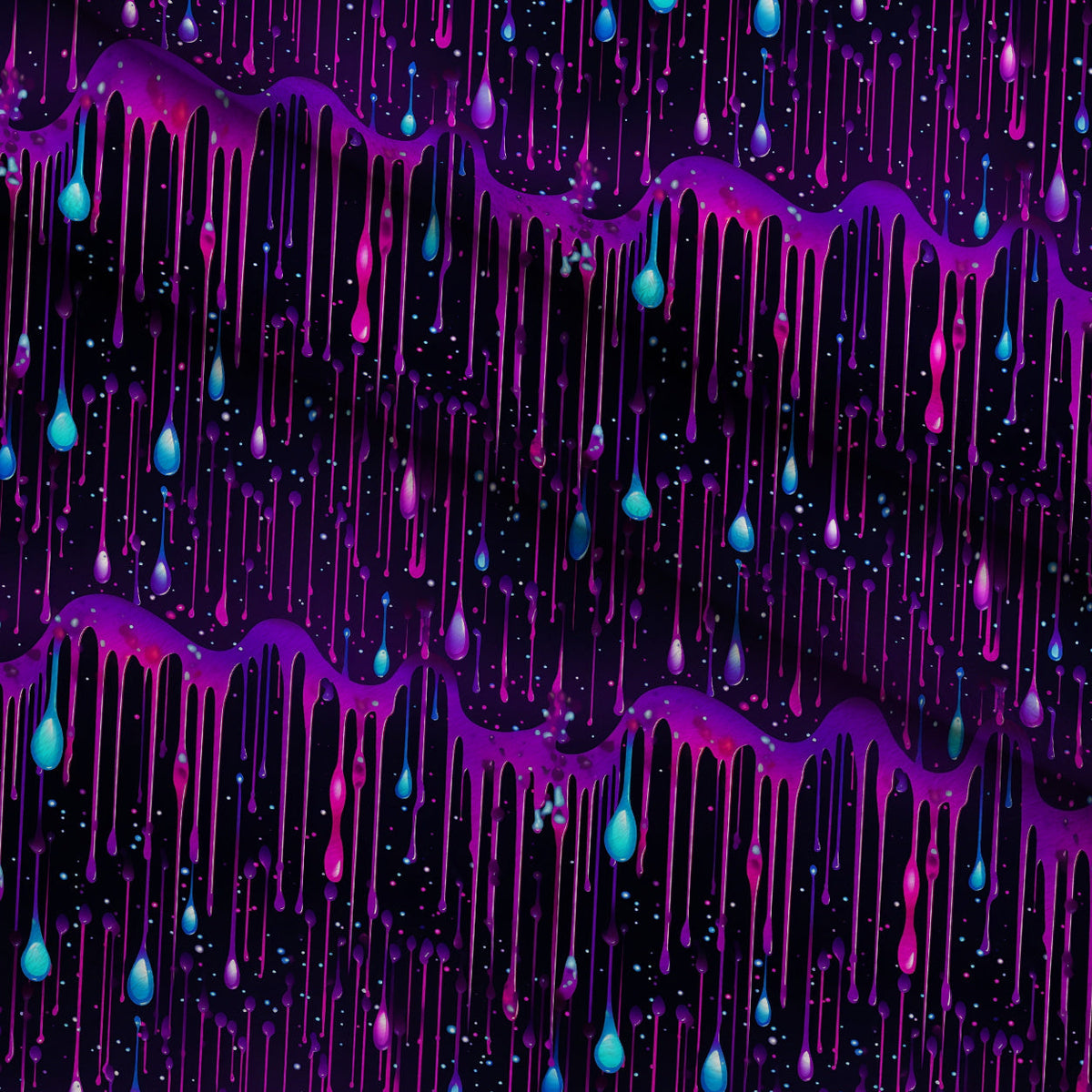 Dripping Purple Liquid Pattern 1 Minky Fabric