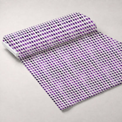 Dripping Purple Liquid Pattern 11 Minky Fabric