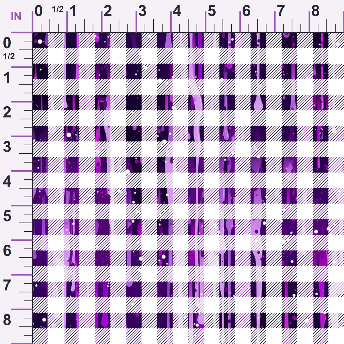 Dripping Purple Liquid Pattern 11 Minky Fabric