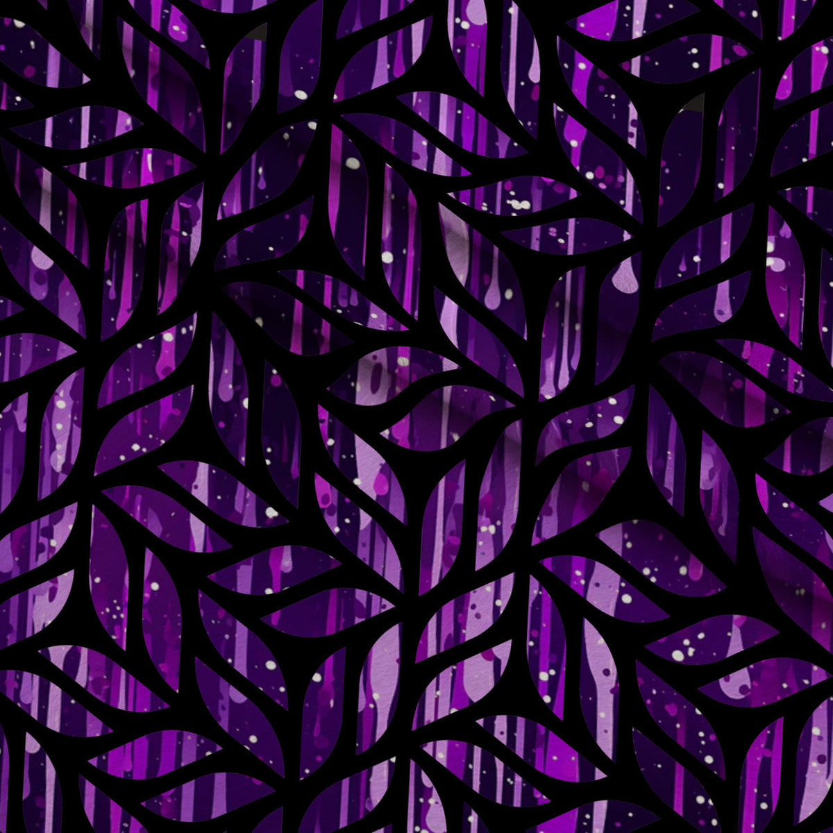 Dripping Purple Liquid Pattern 16 Minky Fabric