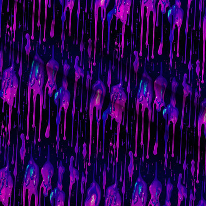 Dripping Purple Liquid Pattern 2 Minky Fabric