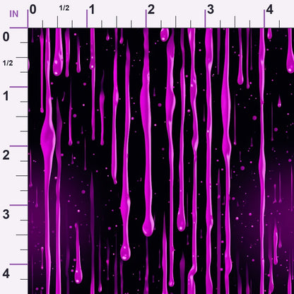 Dripping Purple Liquid Pattern 4 Minky Fabric