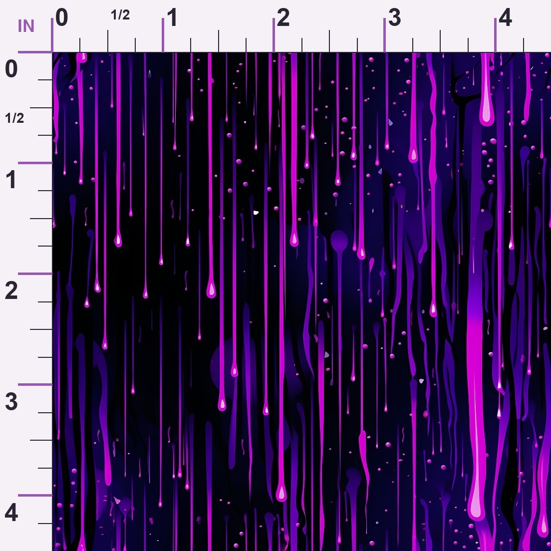 Dripping Purple Liquid Pattern 5 Minky Fabric