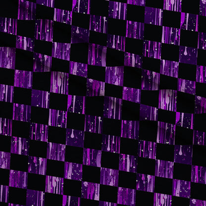 Dripping Purple Liquid Pattern 6 Minky Fabric