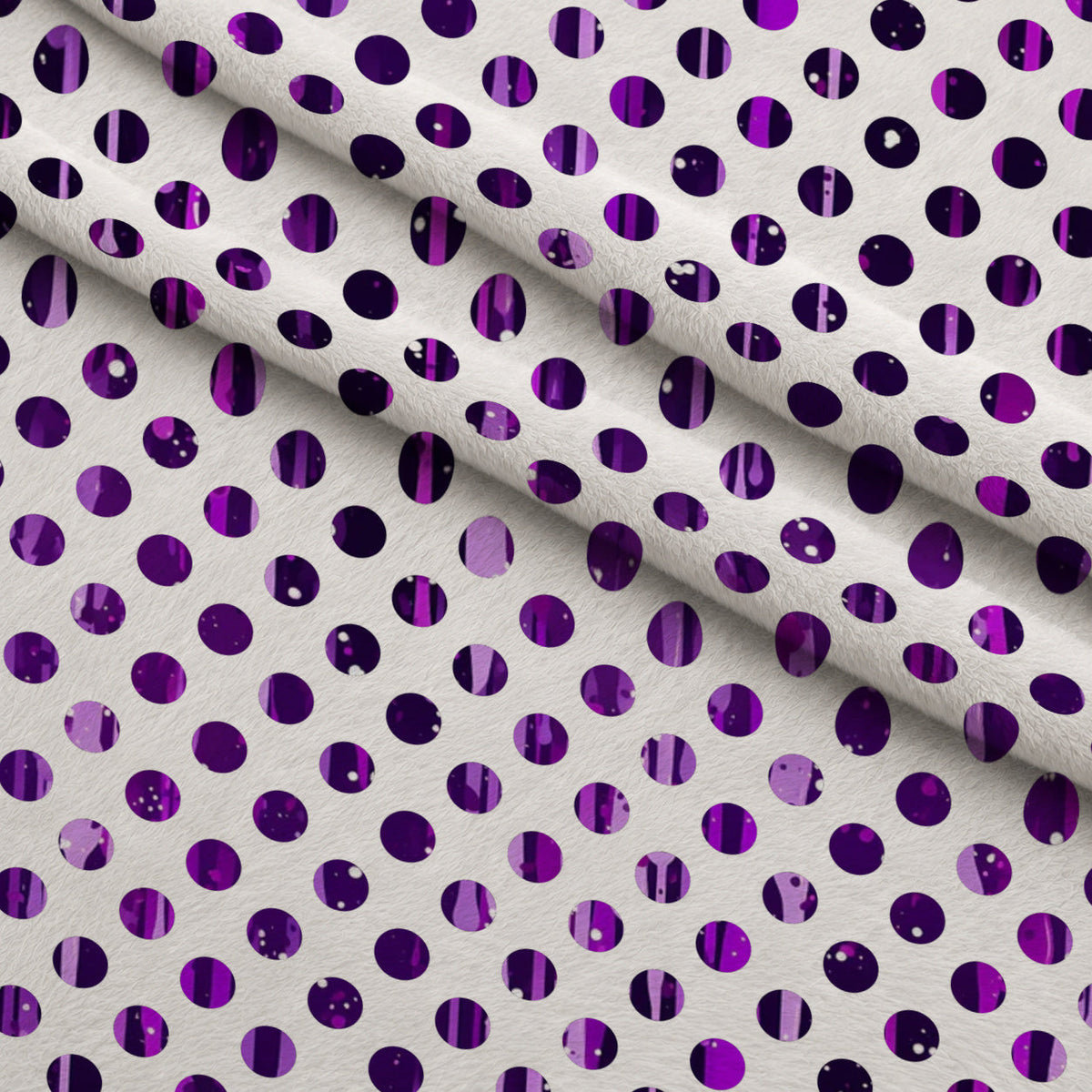 Dripping Purple Liquid Pattern 8 Minky Fabric