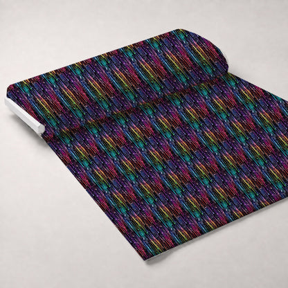Dripping Rainbow Liquid Pattern 10 Minky Fabric