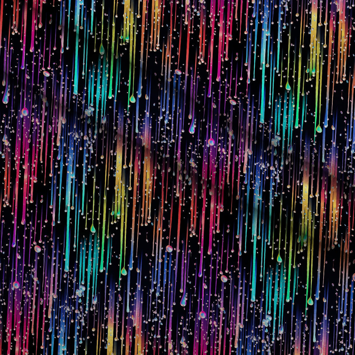 Dripping Rainbow Liquid Pattern 10 Minky Fabric