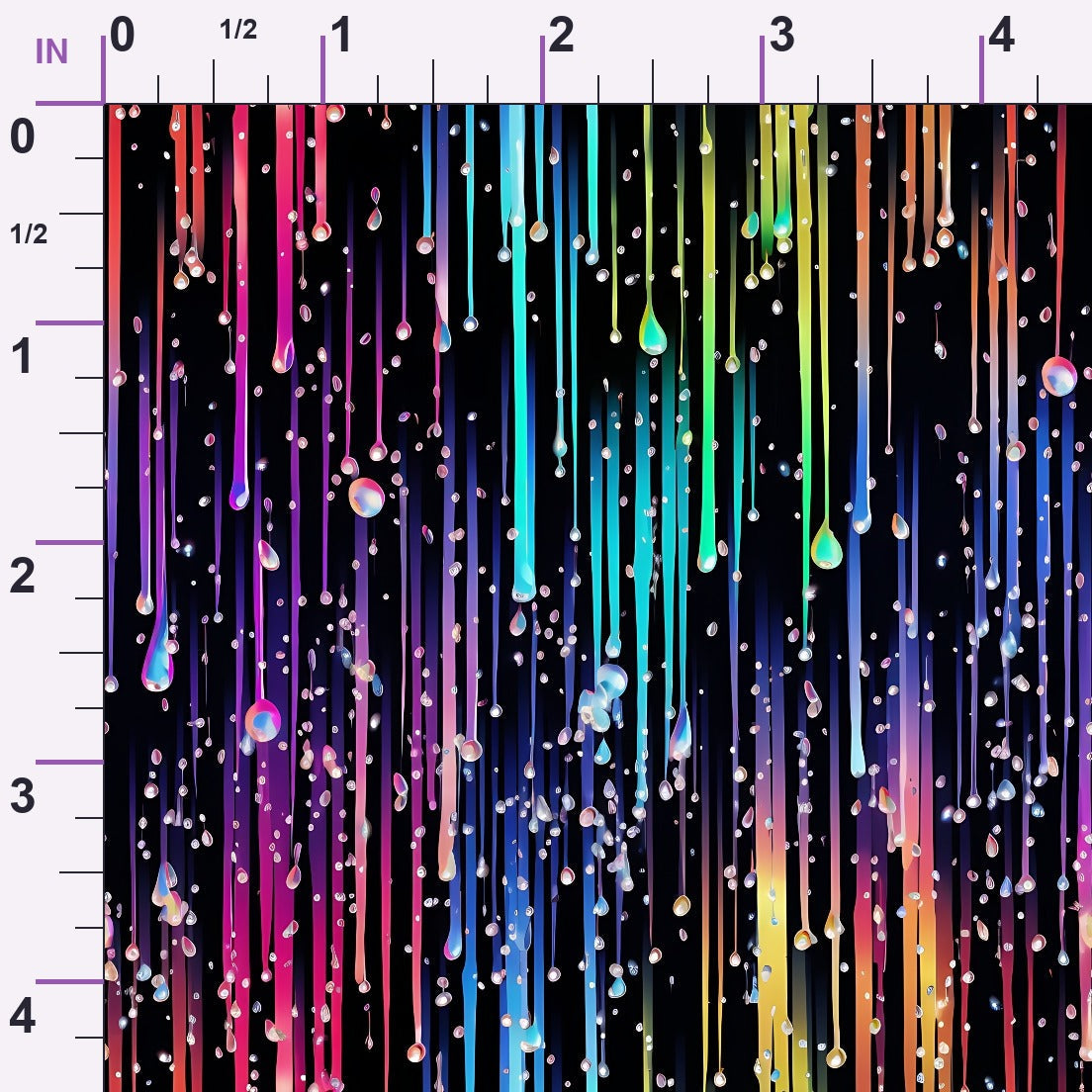 Dripping Rainbow Liquid Pattern 10 Minky Fabric