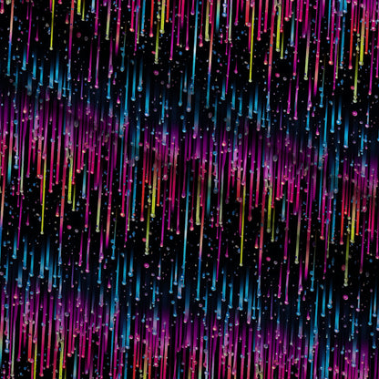 Dripping Rainbow Liquid Pattern 12 Minky Fabric