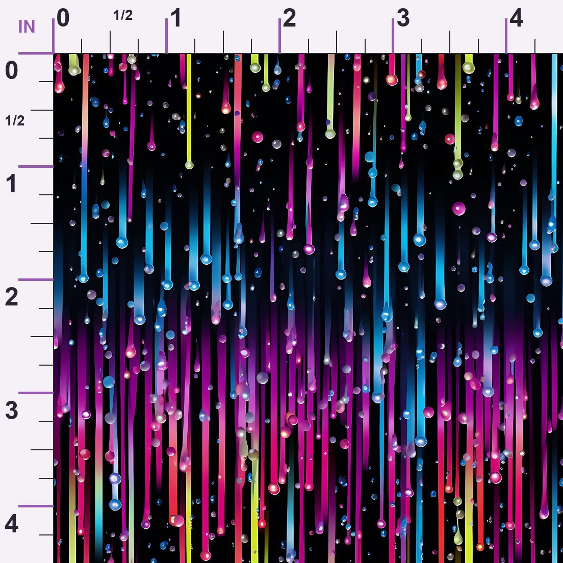 Dripping Rainbow Liquid Pattern 12 Minky Fabric