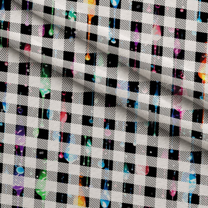 Dripping Rainbow Liquid Pattern 16 Minky Fabric