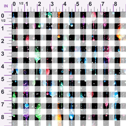 Dripping Rainbow Liquid Pattern 16 Minky Fabric