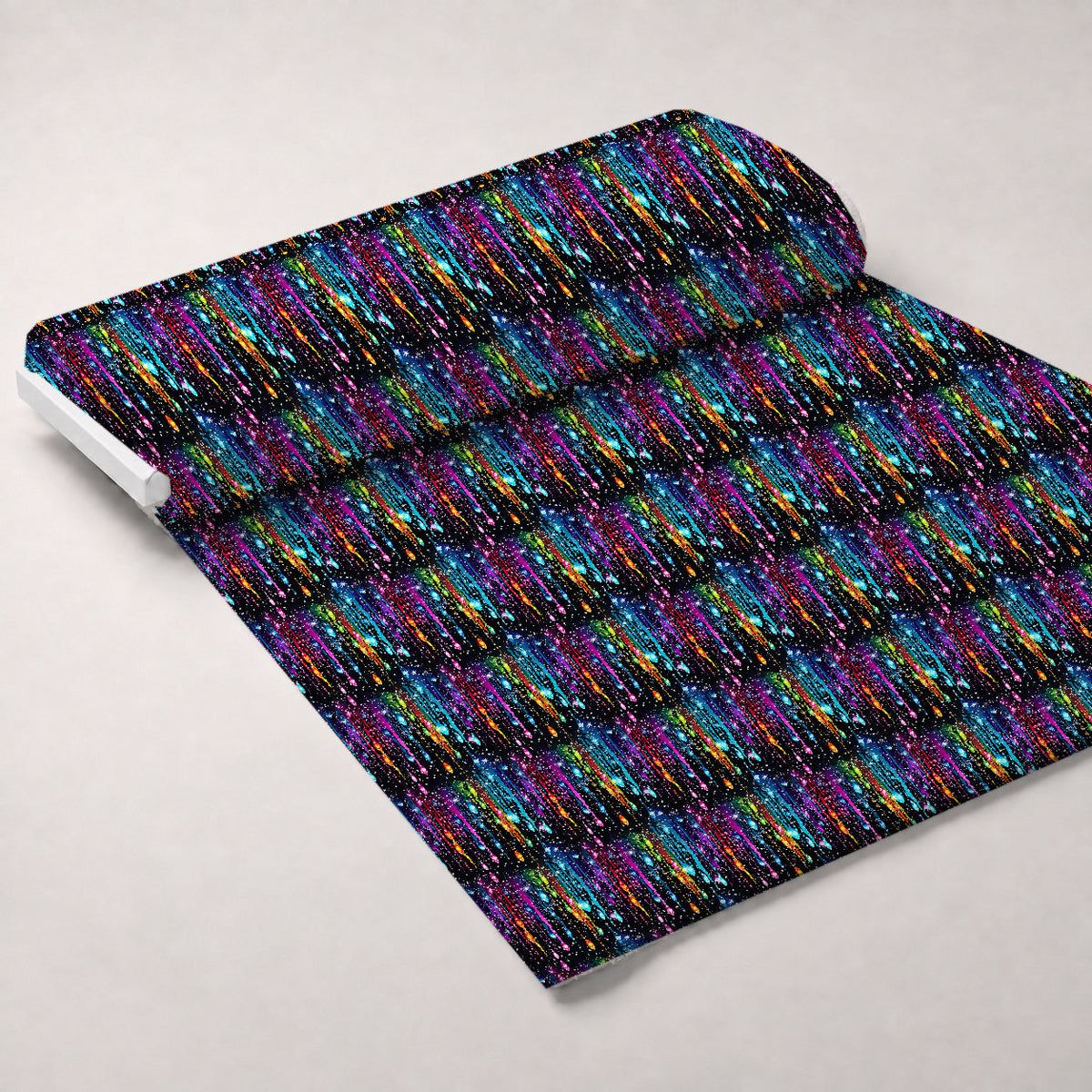Dripping Rainbow Liquid Pattern 2 Minky Fabric