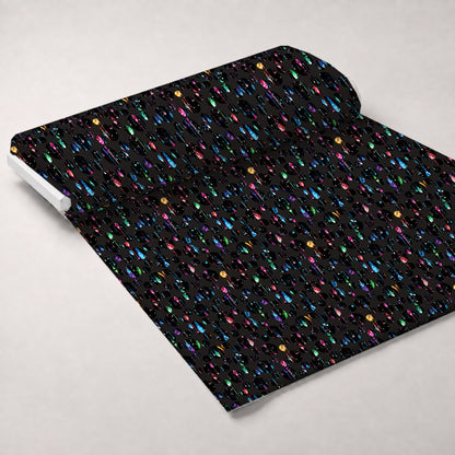 Dripping Rainbow Liquid Pattern 20 Minky Fabric