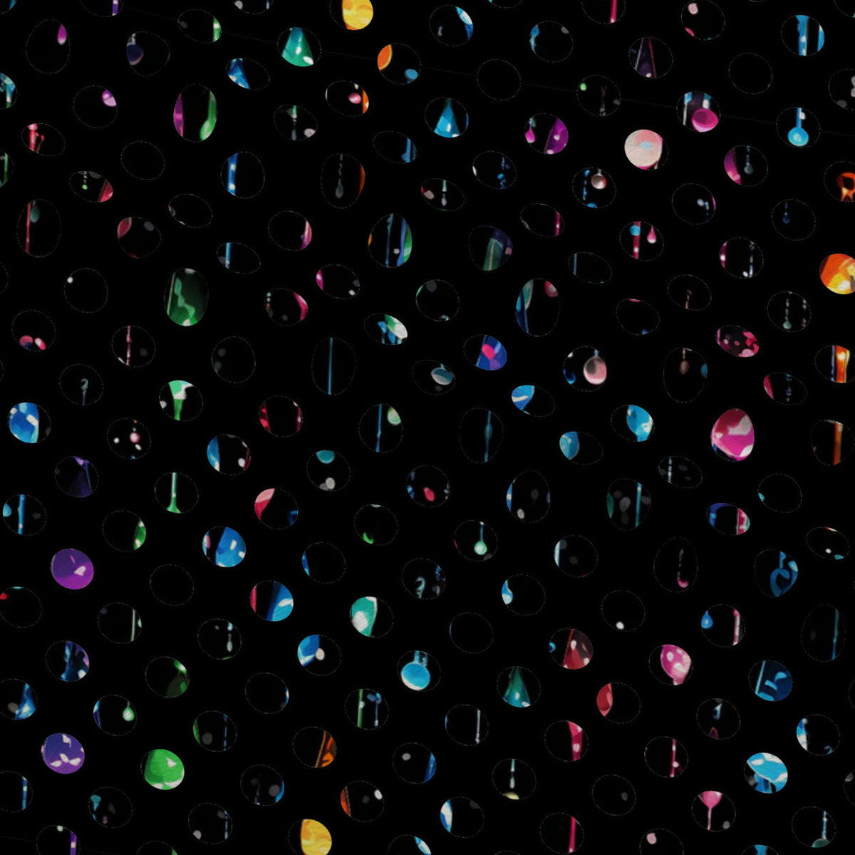 Dripping Rainbow Liquid Pattern 21 Minky Fabric