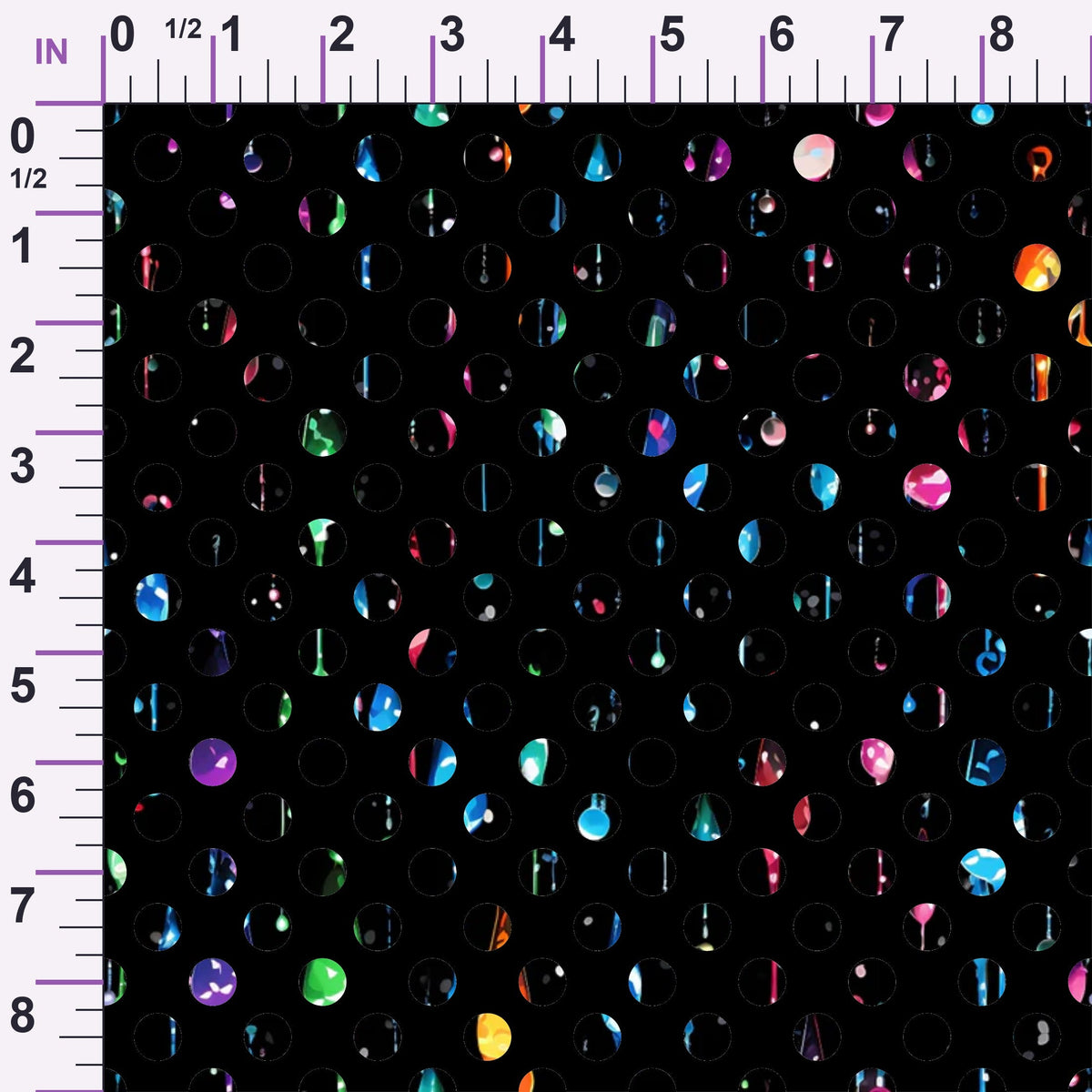 Dripping Rainbow Liquid Pattern 21 Minky Fabric