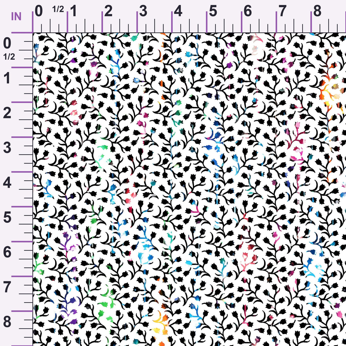 Dripping Rainbow Liquid Pattern 23 Minky Fabric