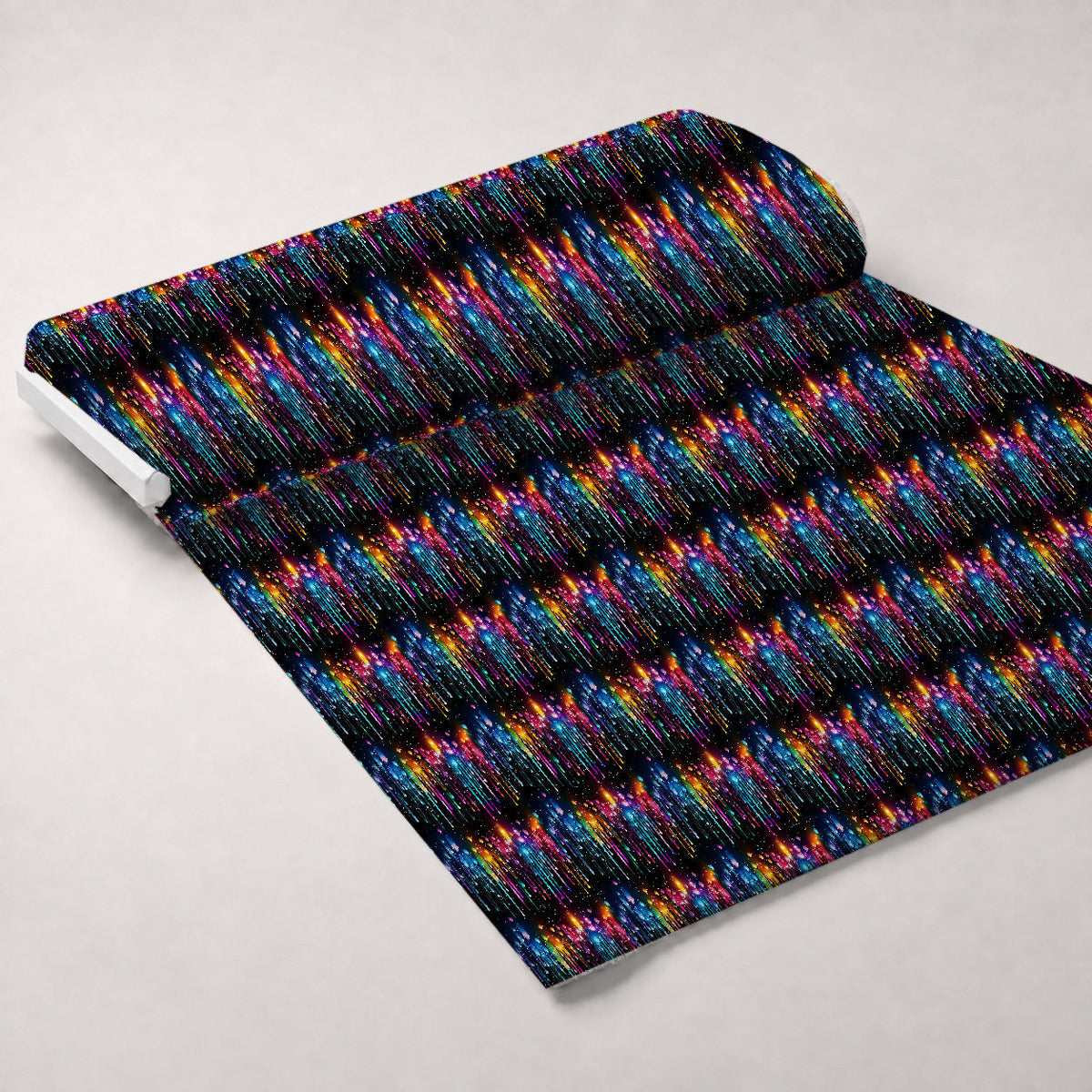 Dripping Rainbow Liquid Pattern 3 Minky Fabric