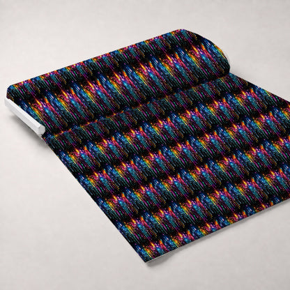 Dripping Rainbow Liquid Pattern 3 Minky Fabric