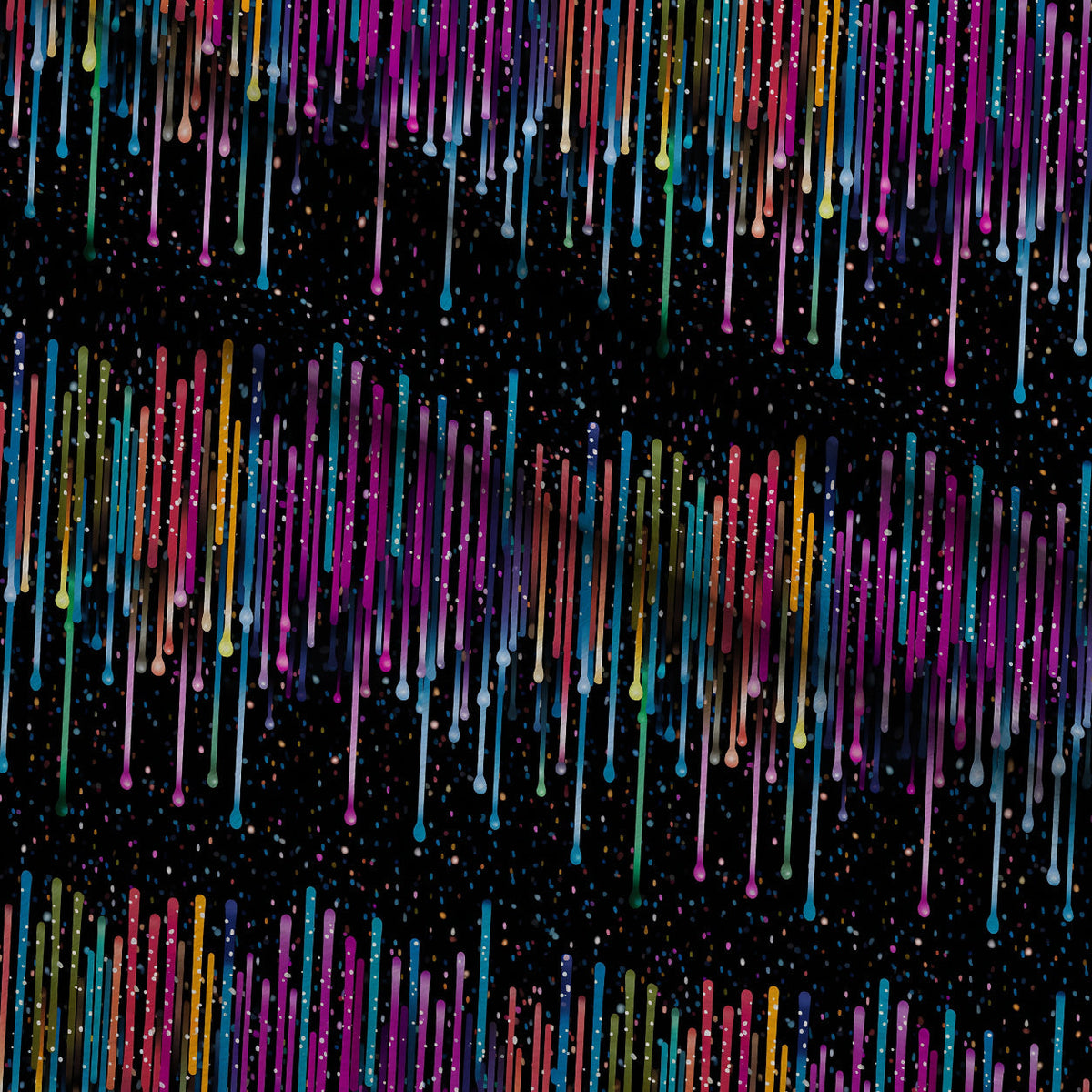 Dripping Rainbow Liquid Pattern 6 Minky Fabric
