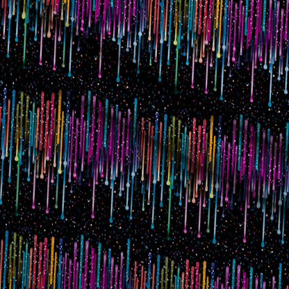 Dripping Rainbow Liquid Pattern 6 Minky Fabric