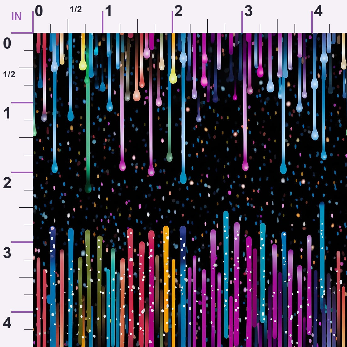 Dripping Rainbow Liquid Pattern 6 Minky Fabric