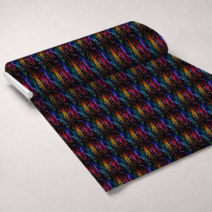 Dripping Rainbow Liquid Pattern 7 Minky Fabric