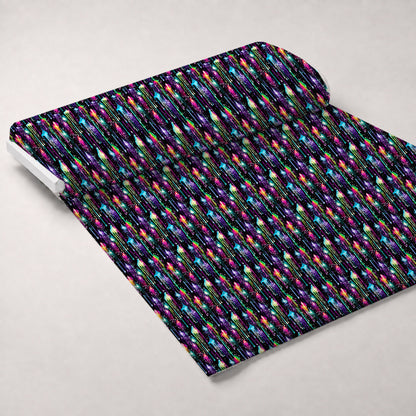 Dripping Rainbow Liquid Pattern 8 Minky Fabric