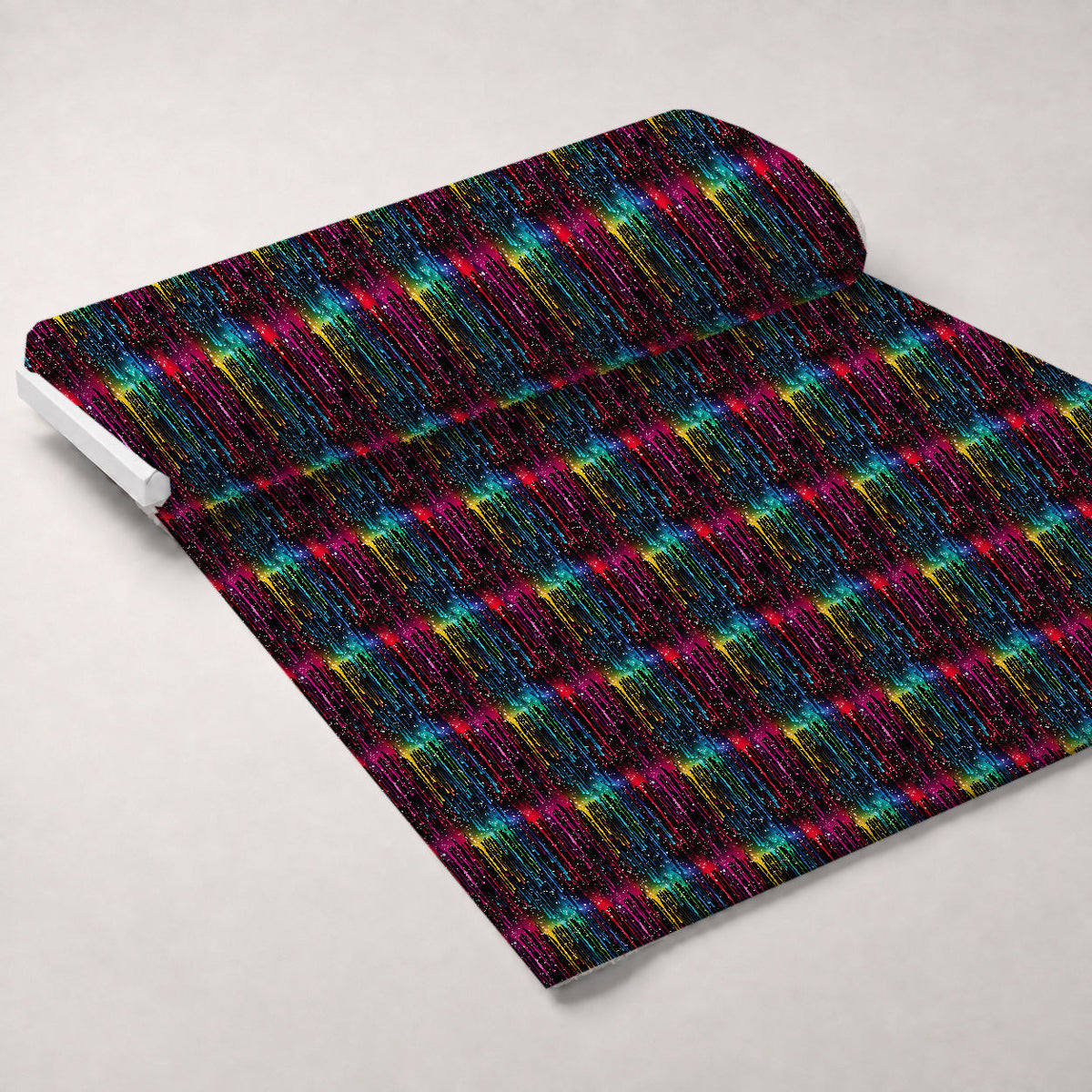 Dripping Rainbow Liquid Pattern 9 Minky Fabric