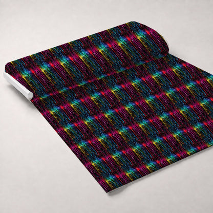 Dripping Rainbow Liquid Pattern 9 Minky Fabric