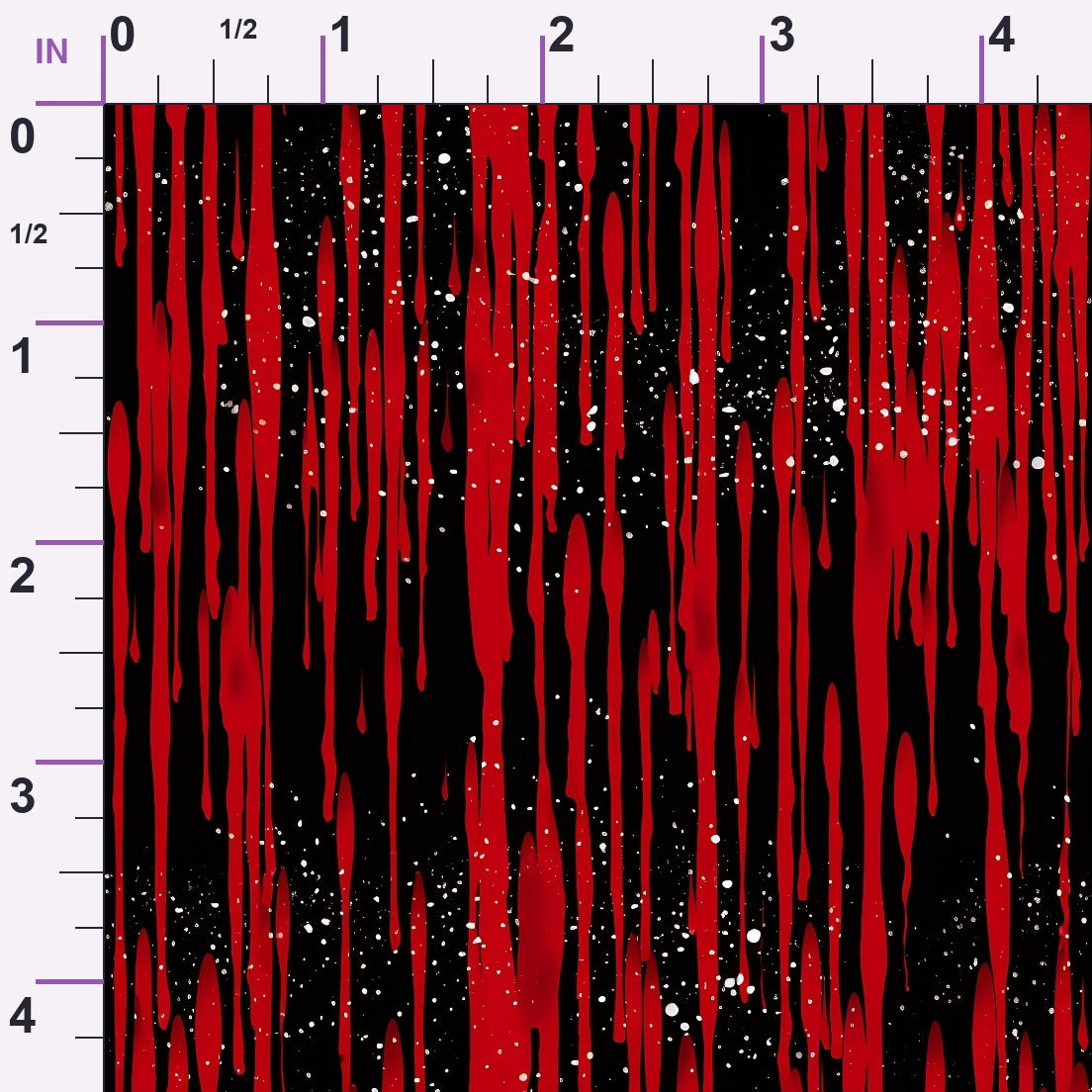 Dripping Red Liquid Pattern 1 Minky Fabric