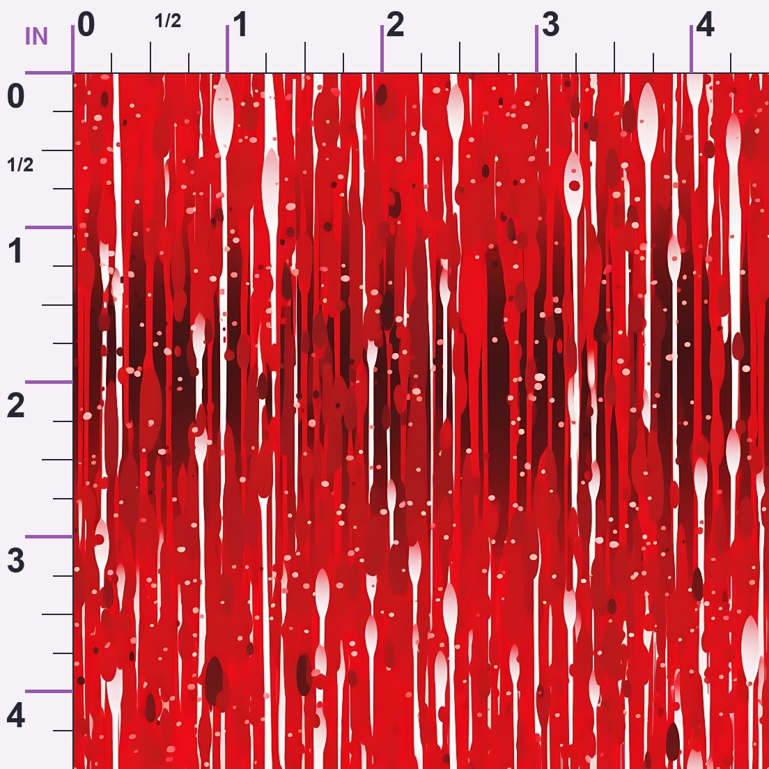 Dripping Red Liquid Pattern 4 Minky Fabric