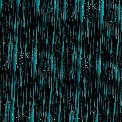 Dripping Turquoise Liquid Pattern 1 Minky Fabric