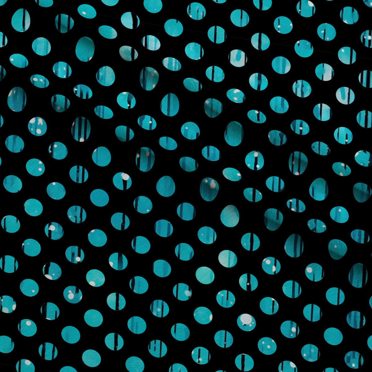 Dripping Turquoise Liquid Pattern 14 Minky Fabric